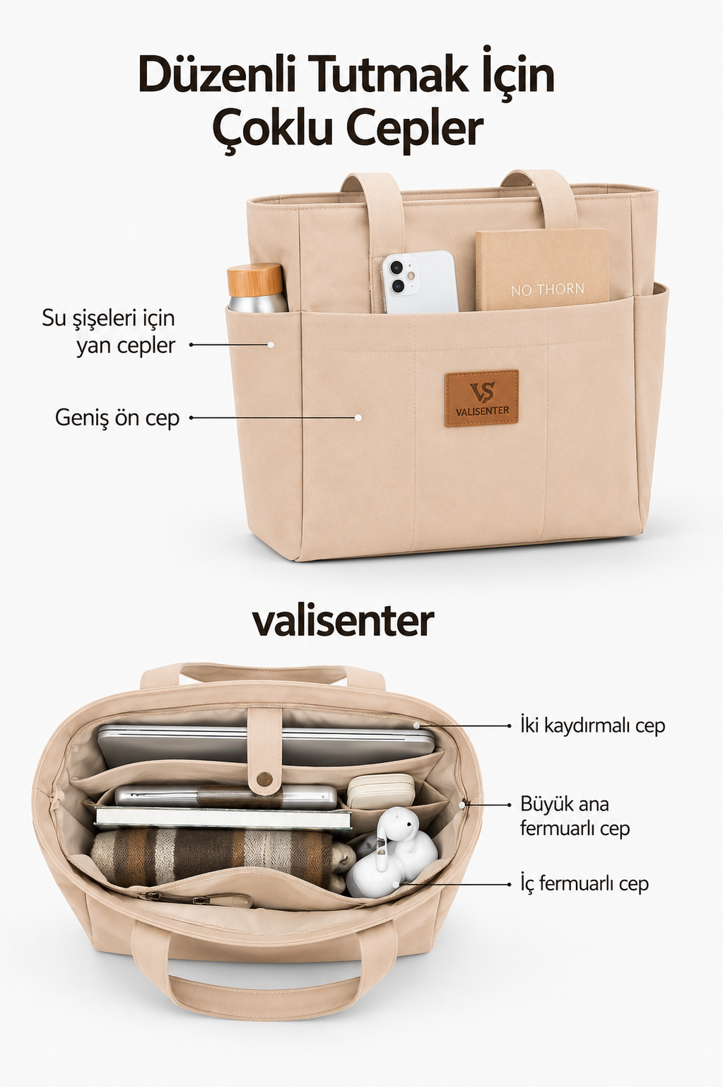 Valisenter Premium Tote Çanta