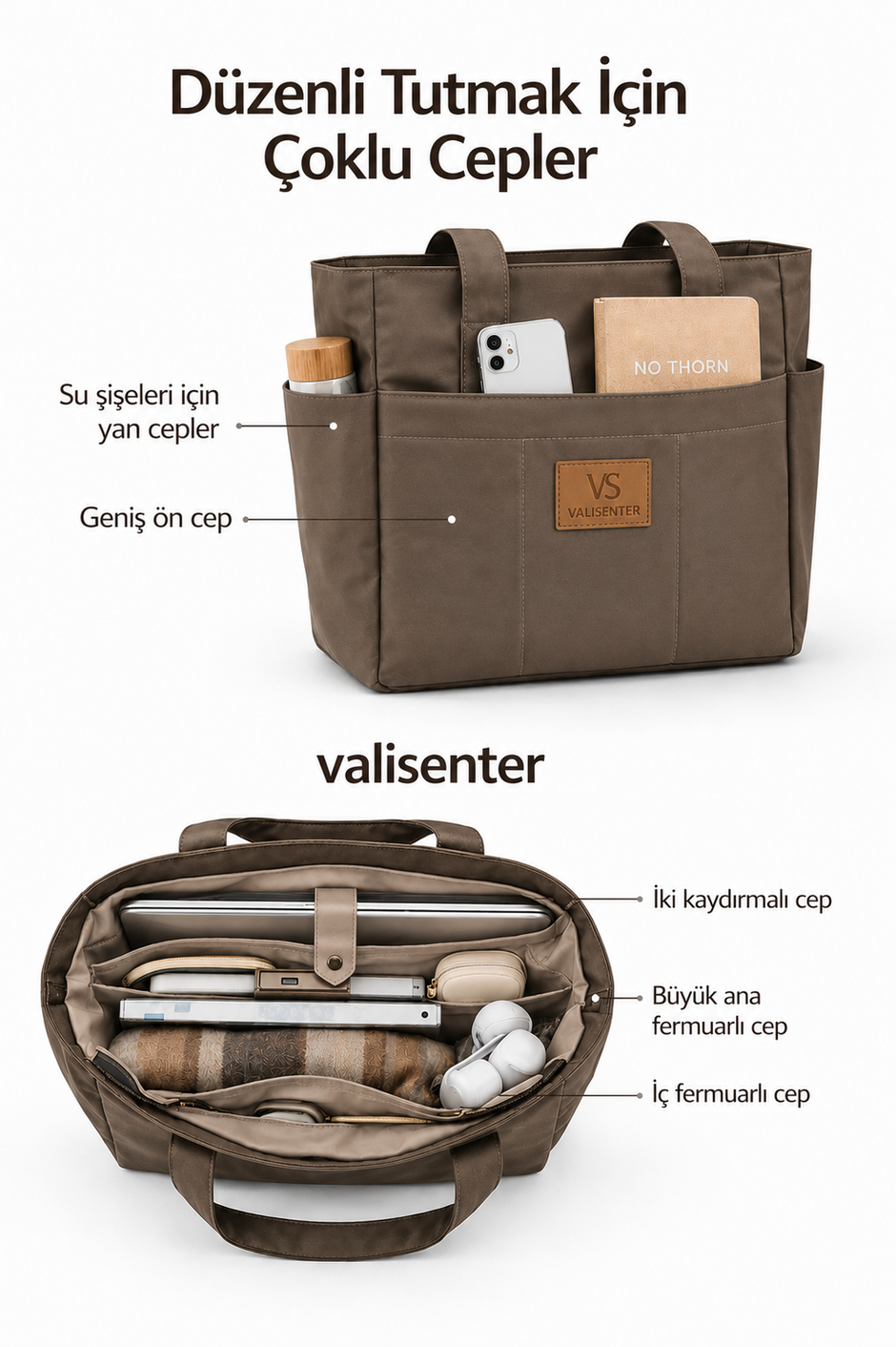 Valisenter Premium Tote Çanta