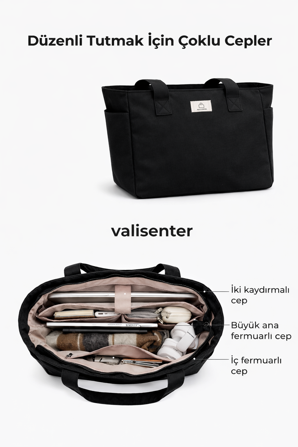 Valisenter Premium Kanvas Tote Çanta - Valisenter™