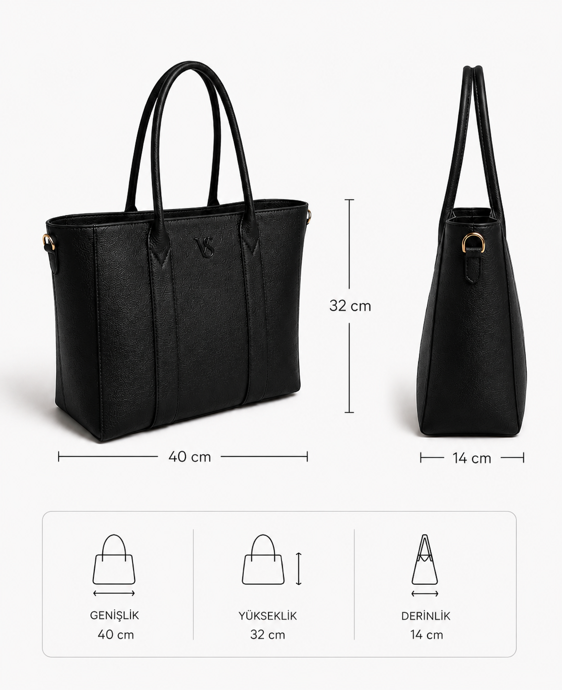 Premium Deri Tote Çanta - Valisenter™