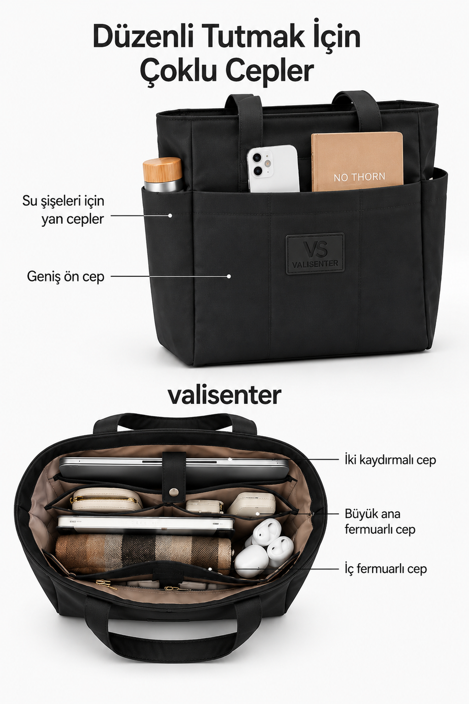 Valisenter Premium Tote Çanta