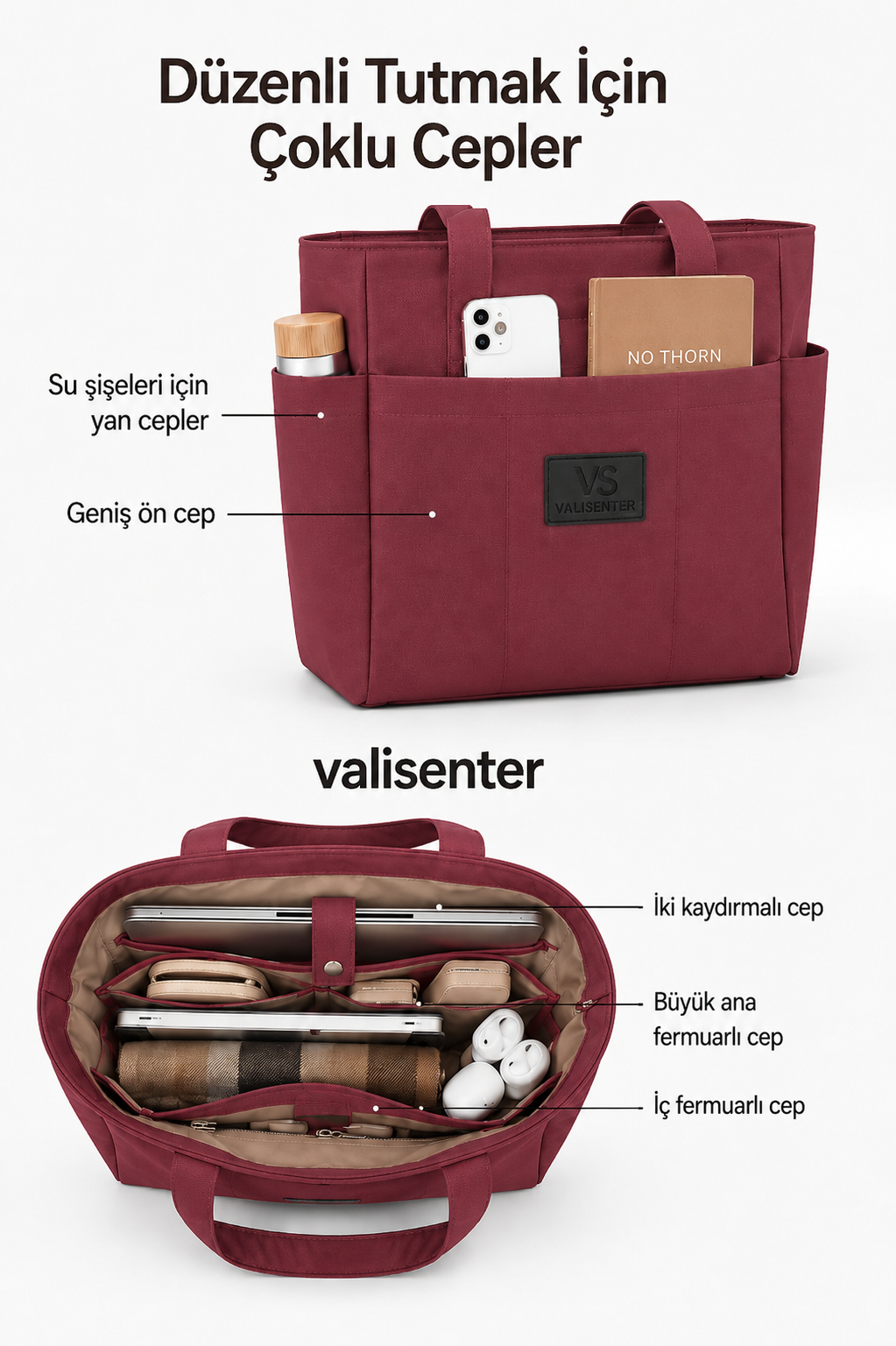 Valisenter Premium Tote Çanta